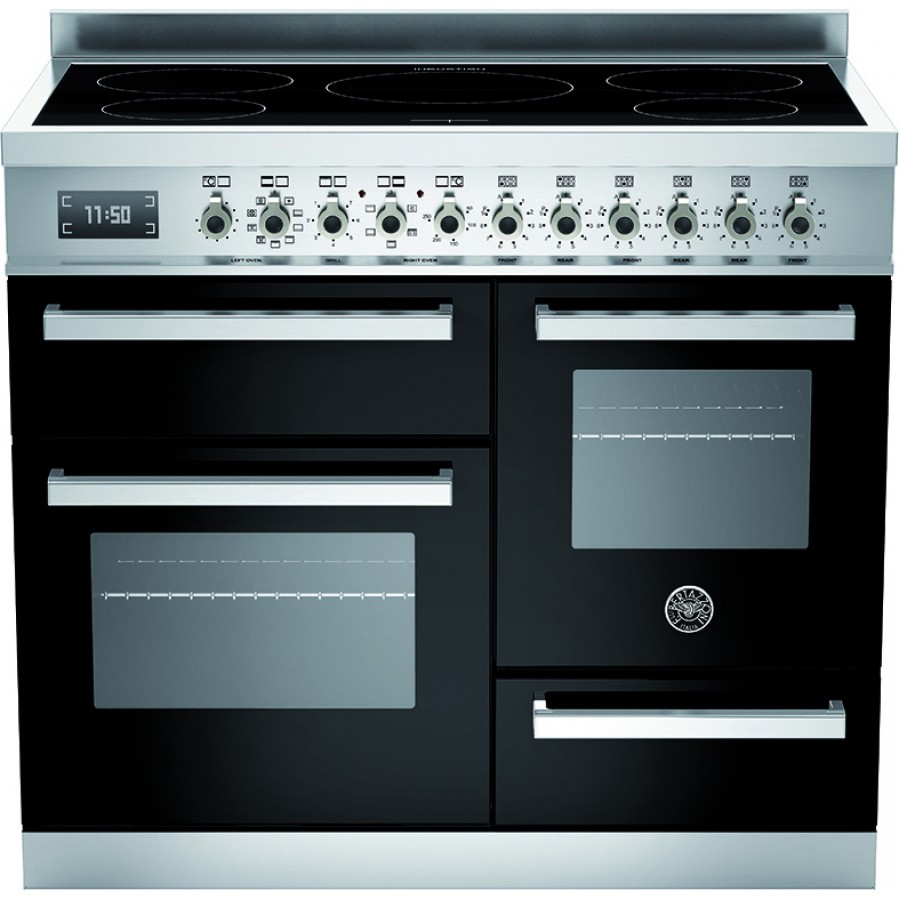 Bertazzoni PRO100 5IND MFE T NE T Κουζίνα με Επαγωγικές Εστίες Bertazzoni PRO100 5IND MFE T NE T Κουζίνα με Επαγωγικές Εστίες